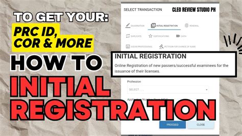 leris initial registration|PRC Initial Registration: How to claim PRC ID for new .